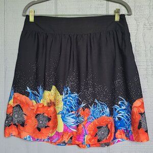 Dalia Collection Modern Fit Floral Skirt. Size 4